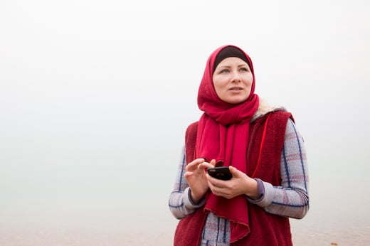 Jordan Woman with Phone