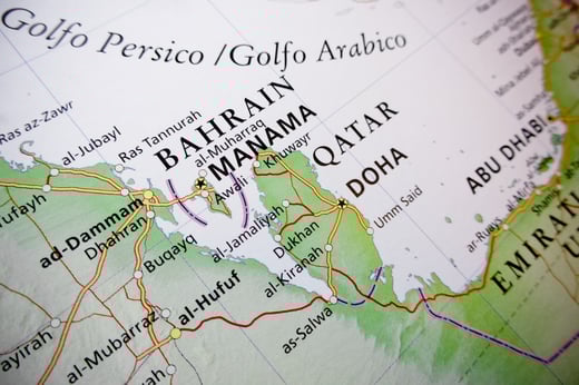 Map of Persian Gulf